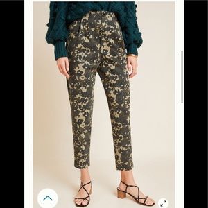 NEW Amadi / Anthropologie Floral Camo Trousers Size Medium